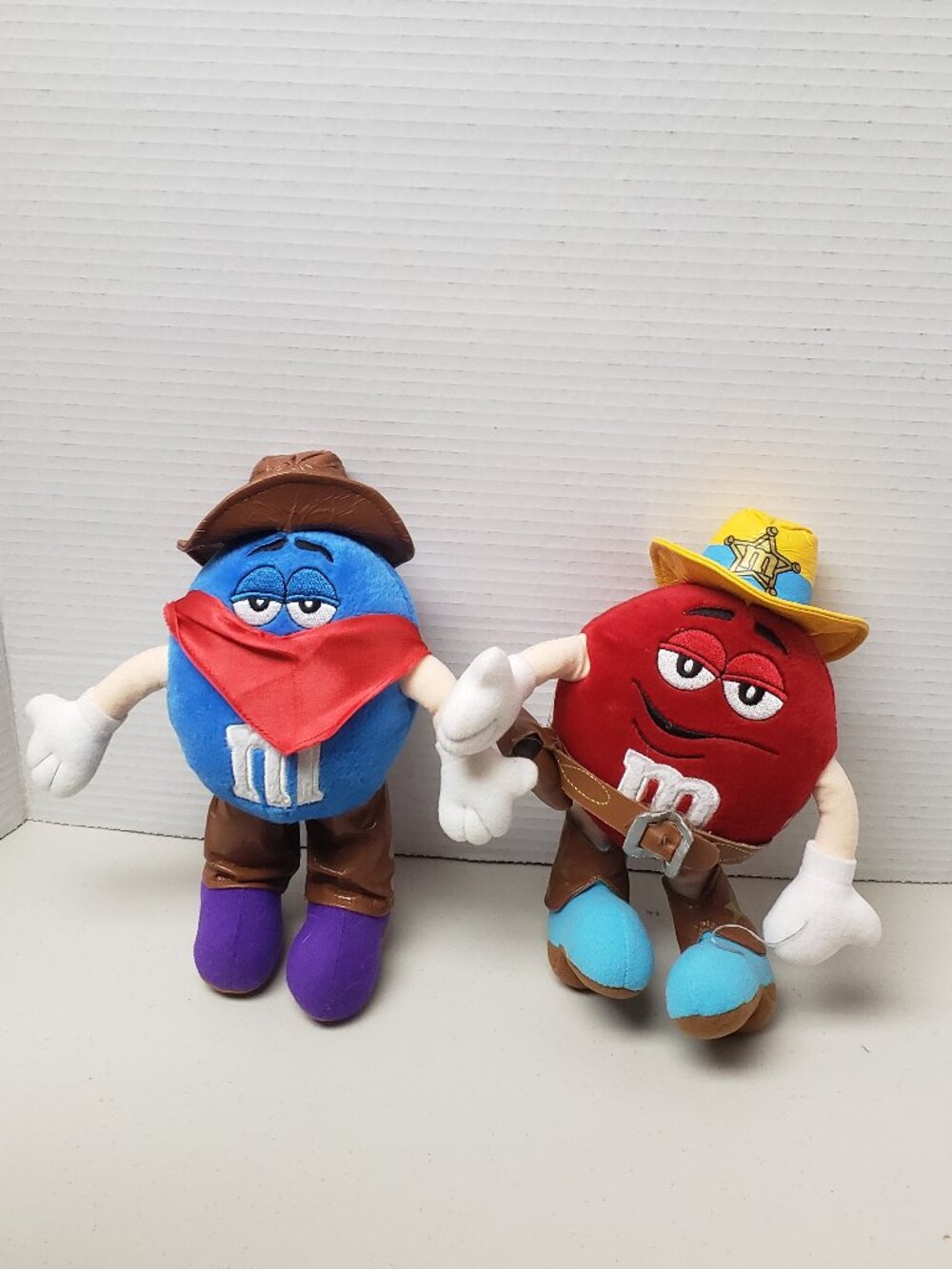 M&M's Cowboy Outlaw & Sheriff Plushes